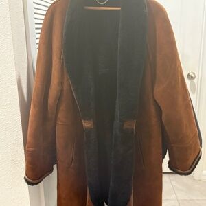 Women's Brown Shearling Coat
